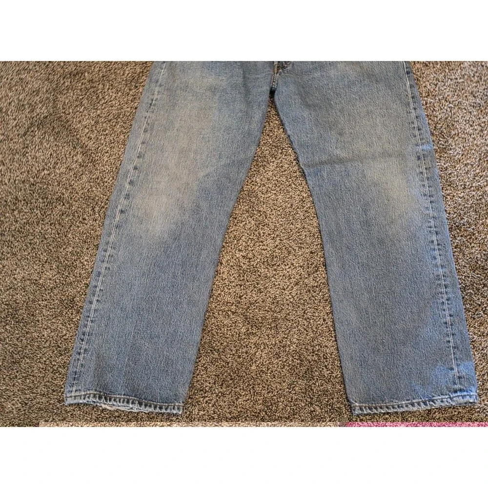 Vintage Levis 501 Blue Jeans 40x30 Straight Leg Button Fly Guatemala Y2K 90s
